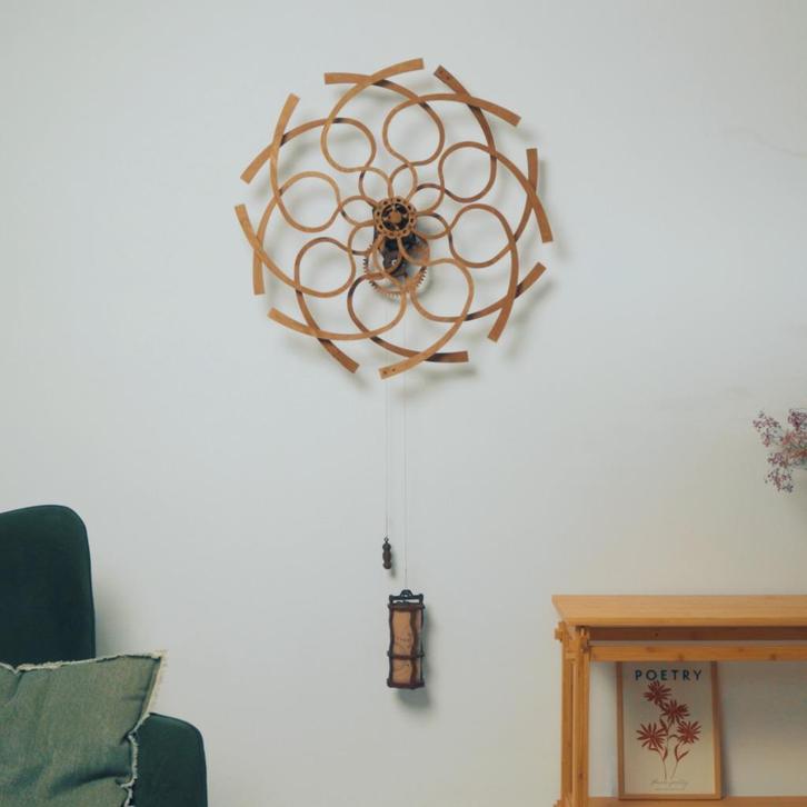 3D Houten Puzzel Kinetic Wall Art Sculpture Ornate Geometric, Hobby en Vrije tijd, Denksport en Puzzels, Nieuw, Rubik's of 3D-puzzel