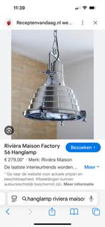 2x Hanglamp Rivièra maison factory, Ophalen, Zo goed als nieuw, Minder dan 50 cm