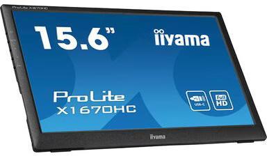 ✨ Iiyama ProLite X1670HC-B1 – 15.6” Full HD IPS ✨, Computers en Software, Monitoren, Zo goed als nieuw, 60 Hz of minder, DisplayPort