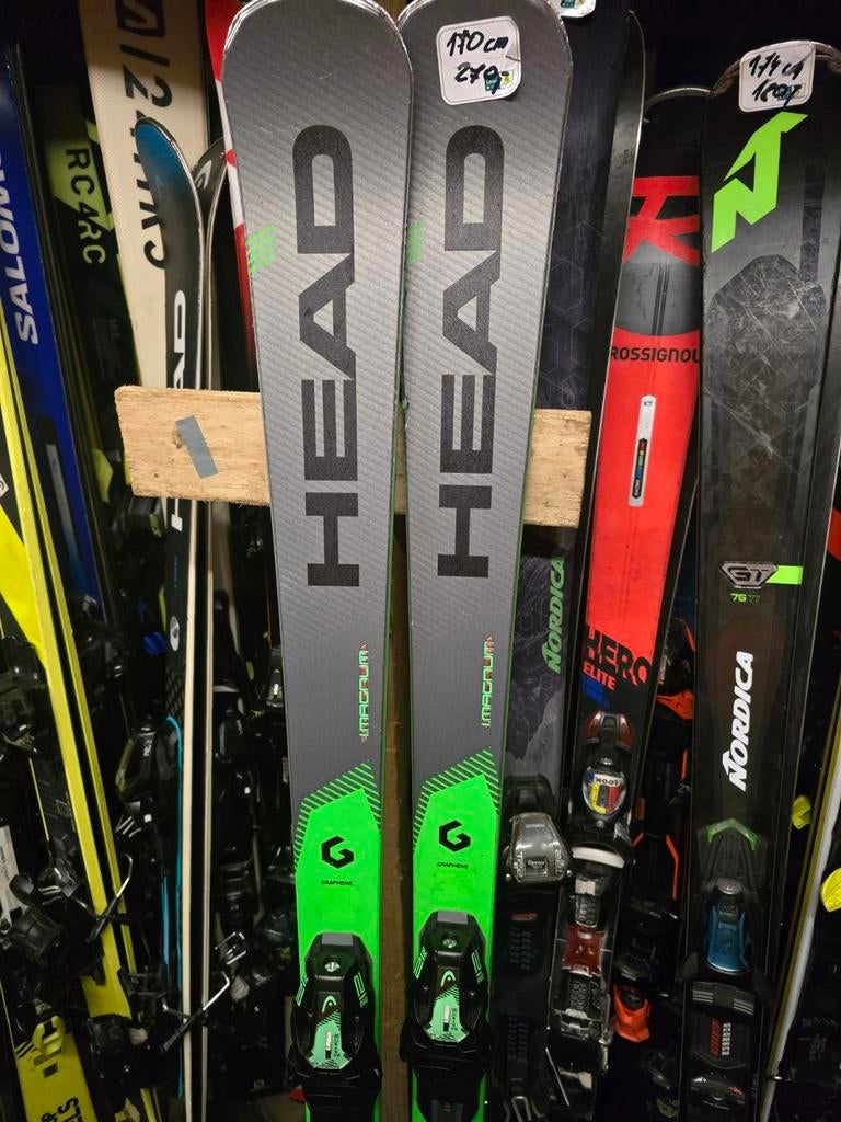 170cm HEAD SUPERSHAPE I MAGNUM WORLDCUP SW NP 1000EURO, Sport en Fitness, Skiën en Langlaufen, 160 tot 180 cm, Ophalen of Verzenden