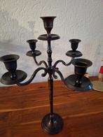 Zgan 5-armige kandelaar, Antiek en Kunst, Ophalen of Verzenden, Overige materialen
