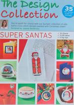 35 Super Santas Kerst borduurpatronen, Ophalen, Nieuw, Handborduren, Patroon
