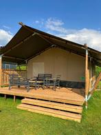 Safari lodge tent, Caravans en Kamperen, Tenten, Ophalen, Zo goed als nieuw, Tot en met 6