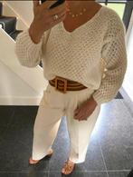 MbyM, prachtige mohair V hals trui, off white, one size, Maat 38/40 (M), Wit, Nieuw, Ophalen of Verzenden