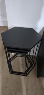 Gratis set van 3 bijzettafels, Minder dan 45 cm, Minder dan 55 cm, Gebruikt, Metaal of Aluminium