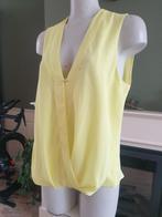 Esqualo gele mouwloos shirt top M 38 40 10 euro incl verz, Maat 38/40 (M), Zonder mouw, Zo goed als nieuw, Esqualo