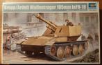 Krupp/Ardelt waffentrager 105mm leFH-18 - Trumpeter 1/35, Overige merken, Tank, Verzenden, 1:32 tot 1:50