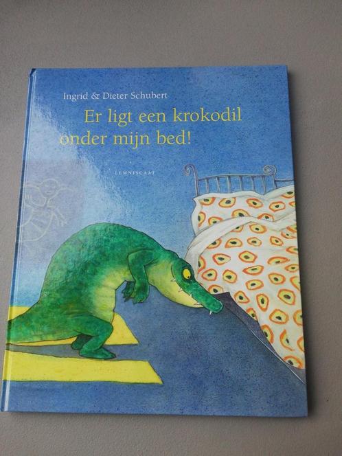 Ingrid Schubert - Er ligt een krokodil onder mijn bed!, Boeken, Prentenboeken en Plaatjesalbums, Zo goed als nieuw, Ophalen of Verzenden