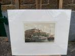 Antieke Amsterdam Litho – Binnen-Amstel ( 1850-1860), Antiek en Kunst, Kunst | Litho's en Zeefdrukken, Ophalen of Verzenden
