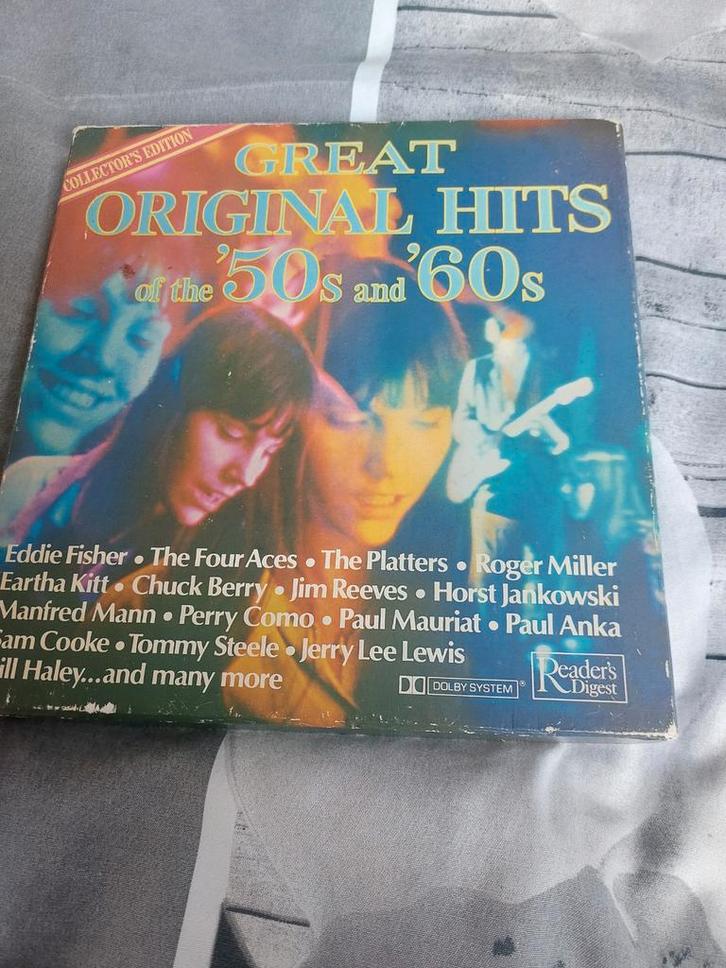 Cassettebandjes Jaren 50 & 60 Muziek, Cd's en Dvd's, Cassettebandjes, Gebruikt, Voorbespeeld, Pop, 2 t/m 25 bandjes, Met bewaardoos, rek of koffer