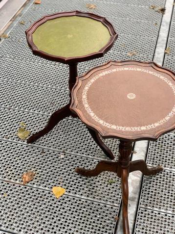Engelse Tafeltjes met Leer beschikbaar voor biedingen