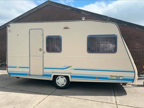 Caravelair Brasilia Luxe 426 5 pers, stapelbed en voortent, Caravans en Kamperen, Caravans, Bedrijf, tot en met 5, 750 - 1000 kg