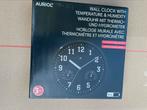 2 nieuwe wandklokken met thermo- en hygrometer, Ophalen of Verzenden, Zo goed als nieuw