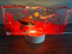 Lamp van hars met vissen, Antiek en Kunst, Ophalen of Verzenden