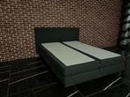 Auping boxspring 160x210 antraciet kleur outlet prijs, Nieuw, 160 cm, Ophalen of Verzenden, 210 cm