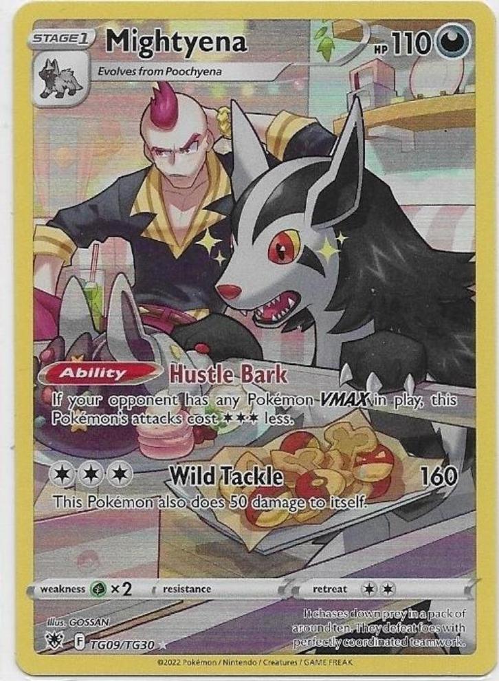 Astral Radiance,  Mightyena [tg] TG09/196, Hobby en Vrije tijd, Verzamelkaartspellen | Pokémon, Nieuw, Losse kaart, Verzenden