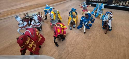 Papo Ridders, Paarden & Houten Kasteel - Complete Set, Kinderen en Baby's, Speelgoed | Actiefiguren, Gebruikt, Ophalen of Verzenden