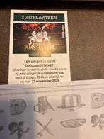 2 tickets zitplaatsen vrienden van amstel zondag 18 jauari., Twee personen, Januari