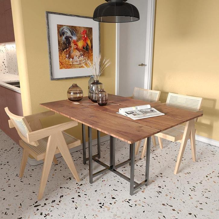 Tafel, Huis en Inrichting, Tafels | Eettafels, Zo goed als nieuw, 50 tot 100 cm, Rechthoekig, Ophalen of Verzenden