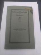 👉Beknopt handboek voor Gasfitters Gasbedrijf Rotterdam 1919, Ophalen of Verzenden, 20e eeuw of later, Zo goed als nieuw