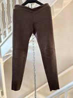 Broek skinny leer stijl lichtbruin beige Italiaans maat L, Kleding | Dames, Broeken en Pantalons, Maat 38/40 (M), Beige, Ophalen of Verzenden