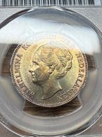 1 gulden 1940 schitterende regenboog patina, Ophalen, Koningin Wilhelmina, 25 cent