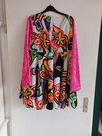 Flower power jurk mt XL/48, Carnaval, Ophalen of Verzenden, Zo goed als nieuw