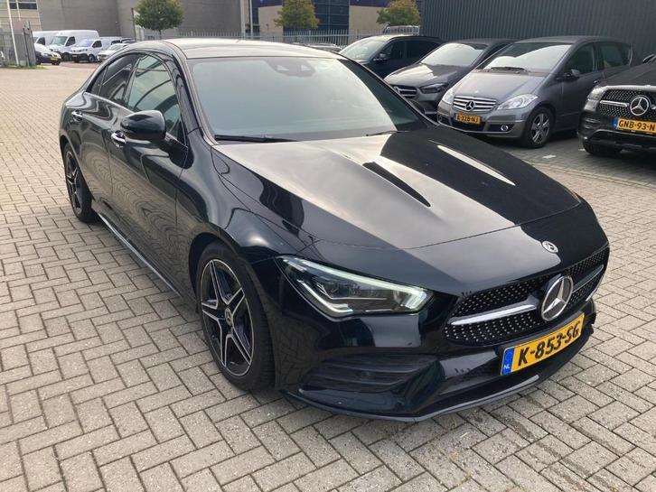 Mercedes-Benz CLA 200 AMG  163pk 7G-DCT 2021 Zwart Pano, Auto's, Mercedes-Benz, Bedrijf, CLA, ABS, Achteruitrijcamera, Adaptieve lichten