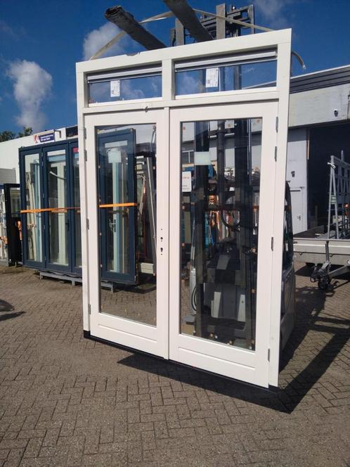 Kozijn met dubbele deuren en bovenlicht, Doe-het-zelf en Verbouw, Deuren en Horren, Nieuw, Buitendeur, 215 cm of meer, 120 cm of meer