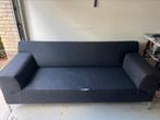 Bank Design on Stock 3 zits antraciet, Ophalen, Gebruikt, Driepersoons, 75 tot 100 cm