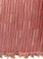 STOF VOOR DESIGN: BYBORRE Johan Pink/Beige meubelstof, Wol, 120 cm of meer, Nieuw, Ophalen of Verzenden