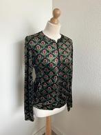 King Louie maat L groen retro velvet vest 2741, Maat 42/44 (L), Ophalen of Verzenden, Zo goed als nieuw, King Louie