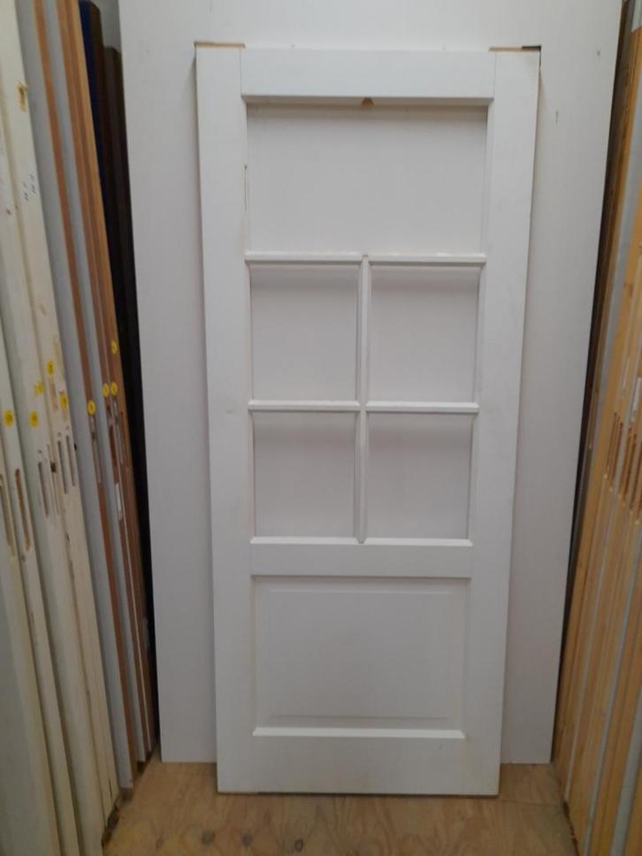 Deur Binnendeur stomp (nummer 58) 201,5x83cm, Doe-het-zelf en Verbouw, Deuren en Horren, Nieuw, Binnendeur, 200 tot 215 cm, 80 tot 100 cm