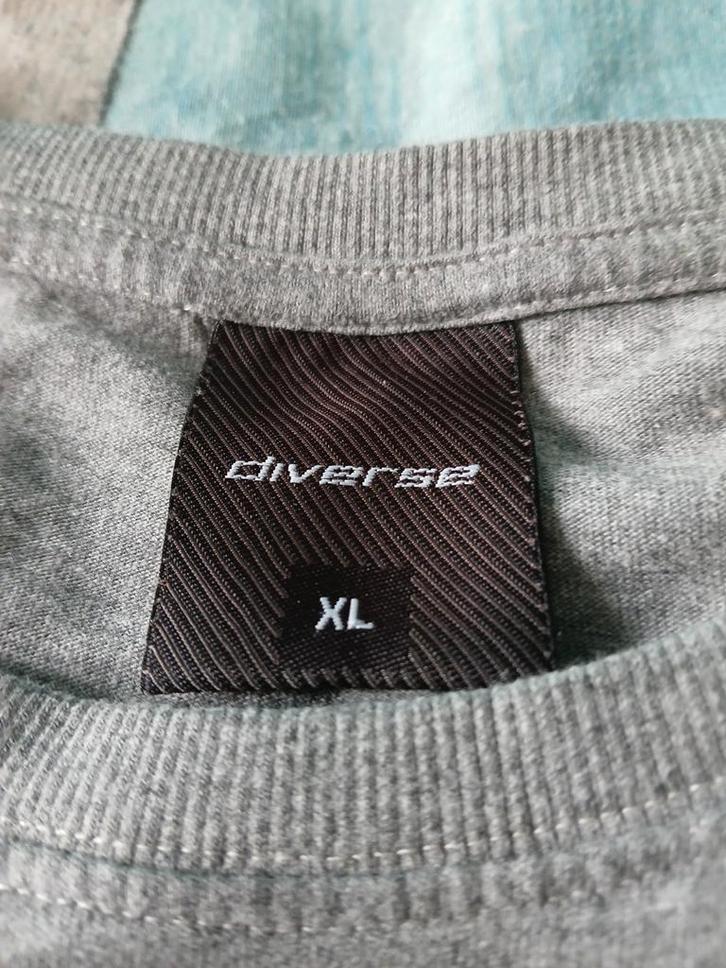 Nieuw, grijs Diverse t-shirt.  Maat XL., Kleding | Heren, T-shirts, Nieuw, Maat 56/58 (XL), Grijs, Ophalen of Verzenden