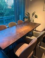 Dutchbone Eettafel en 6 Westwing stoelen, Huis en Inrichting, Tafels | Eettafels, Ophalen, 50 tot 100 cm, Zo goed als nieuw, Vijf personen of meer