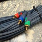 10 Meter RCA Kabel RGB Vergulde Connectoren, Ophalen of Verzenden, Nieuw, 10 meter of meer, Overige kabels