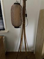 Staande lamp, Huis en Inrichting, Lampen | Vloerlampen, Ophalen, Gebruikt, Hout, 100 tot 150 cm