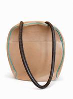 Hester van Eeghen leren tas – mooie conditie, Ophalen of Verzenden, Zo goed als nieuw, Bruin, Handtas