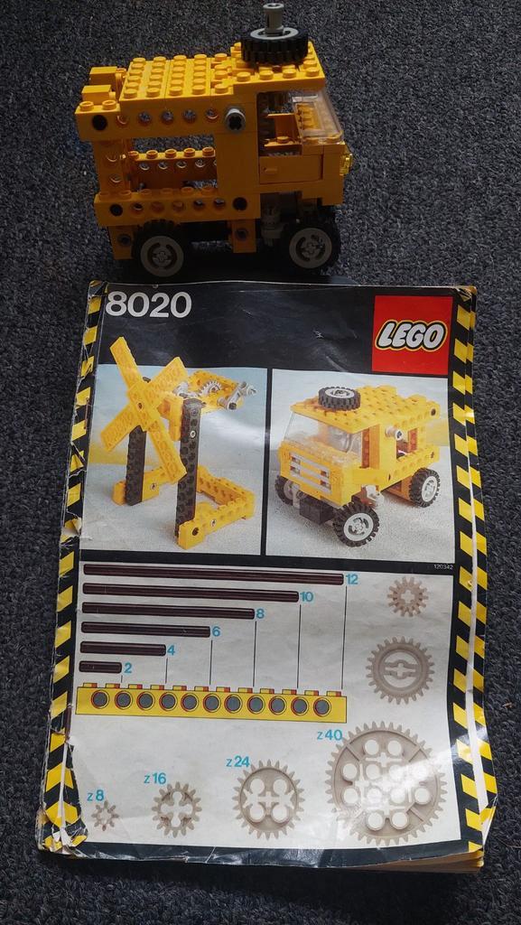 Lego Technic 8020 Universele Set - Vintage!, Kinderen en Baby's, Speelgoed | Duplo en Lego, Gebruikt, Lego, Complete set, Ophalen of Verzenden