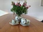 Villeroy en Boch geranium mokka of expreskopjes., Huis en Inrichting, Keuken | Servies, Ophalen of Verzenden, Zo goed als nieuw