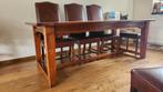 Eettafel kersenhout, Ophalen, Gebruikt, 50 tot 100 cm, Vijf personen of meer