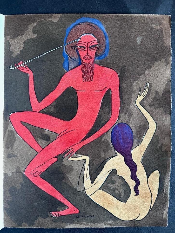 Kees van Dongen pochoir 1918, Antiek en Kunst, Kunst | Litho's en Zeefdrukken, Ophalen of Verzenden