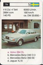 Kw3907 autokaartje 7a volvo 264 dl, Ophalen of Verzenden, Zo goed als nieuw, Auto's