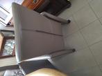 4 stuks Leren fauteuil   verrijdbaar, Ophalen, Gebruikt, Minder dan 75 cm, Leer