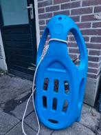 Blauwe slee, Ophalen, Gebruikt, Kunststof