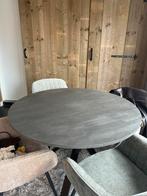 Ronde tafel, Huis en Inrichting, Tafels | Eettafels, Ophalen, 100 tot 150 cm, Rond, Zo goed als nieuw