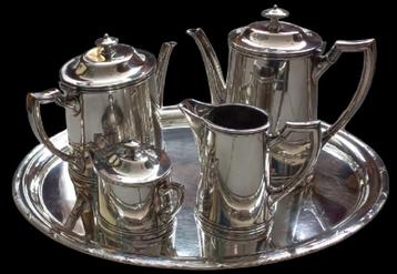 Wellner Soehne verzilverd koffie/theeservies beschikbaar voor biedingen