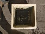 planten/bloem bak aardewerk 26.5x26.5x26 22.4x.22.4x23 13KG, Ophalen, Steen, Minder dan 30 cm, Minder dan 60 cm