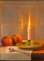 750. Olieverfschilderij, Ed Moleveld – stilleven, 20e eeuw