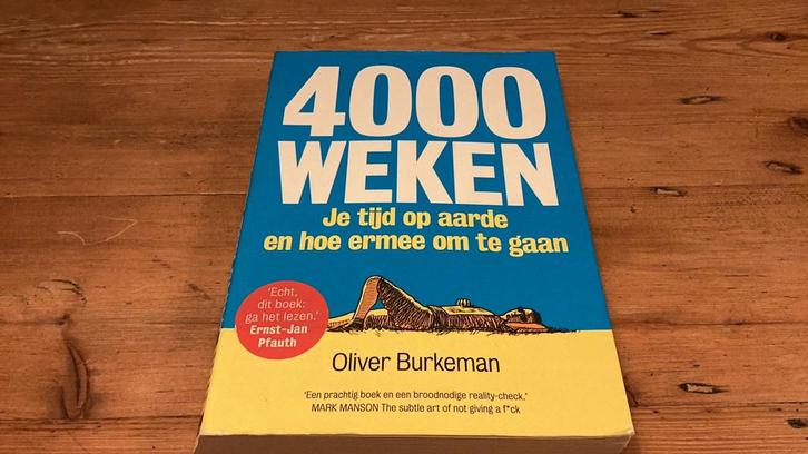 4000 WEKEN - Oliver Burkeman, Boeken, Psychologie, Gelezen, Ophalen of Verzenden